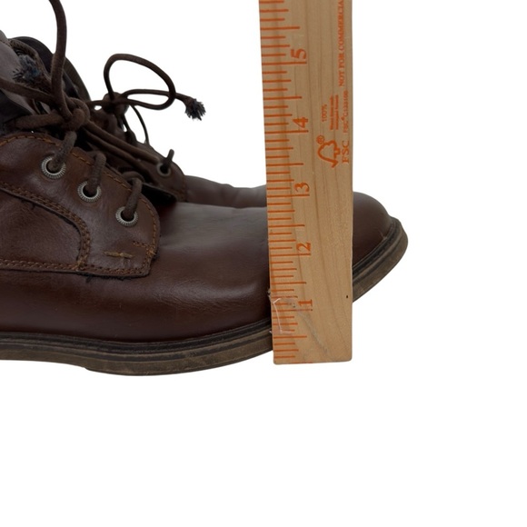 AMAPO Men Oxford Boots Buckle Dress Lace Up Boots Lace-Up Side Zip SZ 11 main image 16